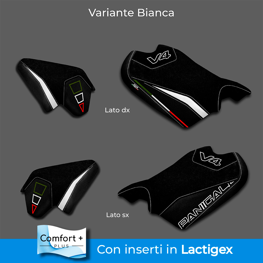 FODERA ComfortPlus - Variante Bianca - PANIGALE V4 (2018-2024)